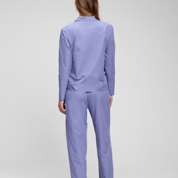 NWOT Gap Maternity Pajamas, size XL, beautiful periwinkle, 100% cotton - Picture 4 of 4